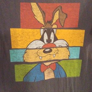 Looney Tunes Faces T Shirt True Vintage Men's M